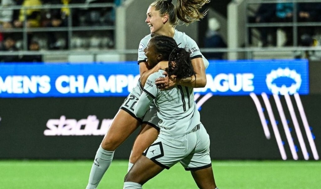Lieke op dreef bij Paris Saint Germain in de Champions League