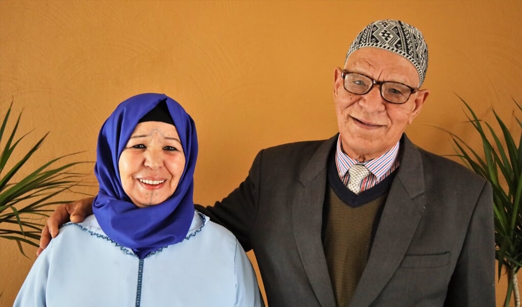 Mama Oulahsen-Ait El Ghazi en Hsaine Oulahsen zijn dit jaar zestig jaar getrouwd.