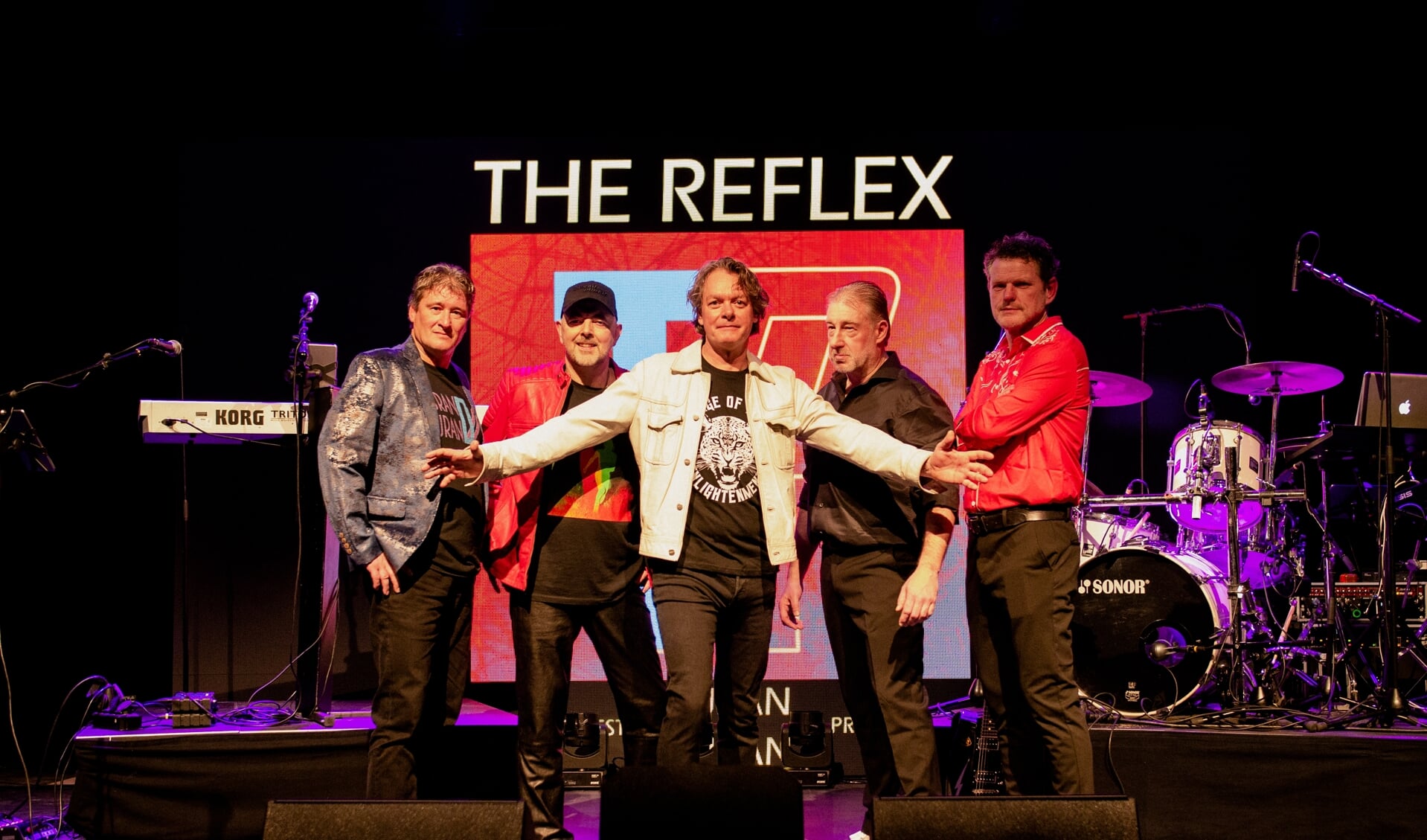 The Reflex, met Ger Joosten uit Vierlingsbeek rechts op de foto. 