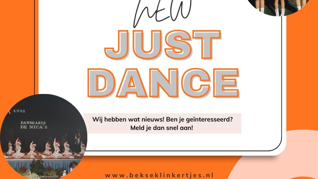 Dansvereniging De Bekse Klinkertjes start met Just Dance. 