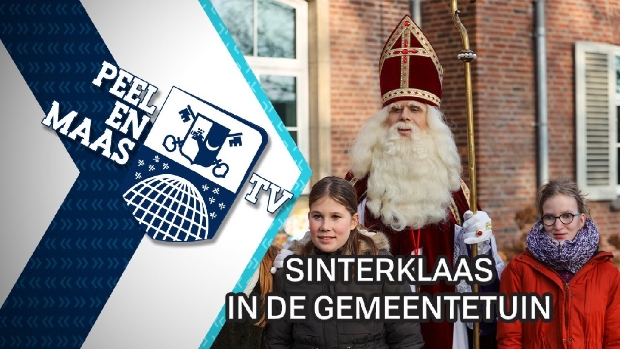 Sinterklaas in de gemeentetuin