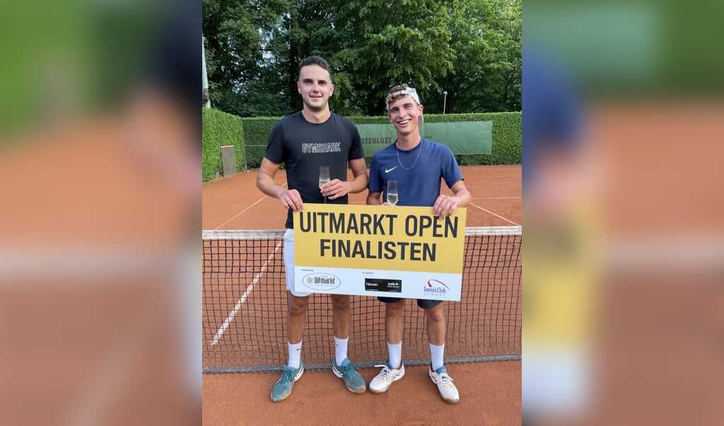 De finalisten Jorn Viswat (links) en Stan Deeks.