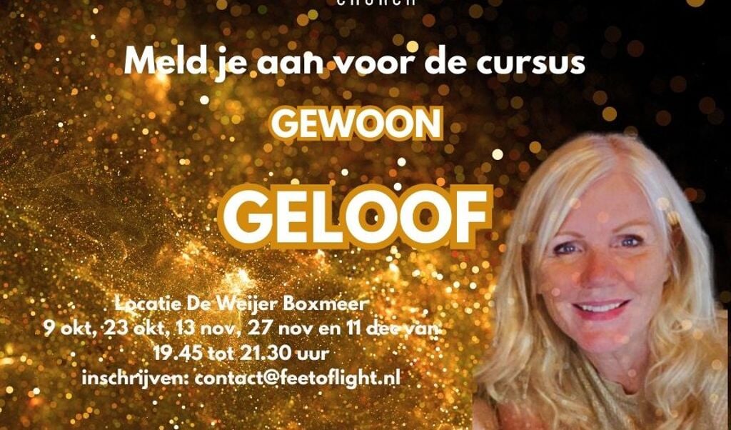 Estrella Blairon uit Vierlingsbeek verzorgt de cursus Gewoon Geloof. 