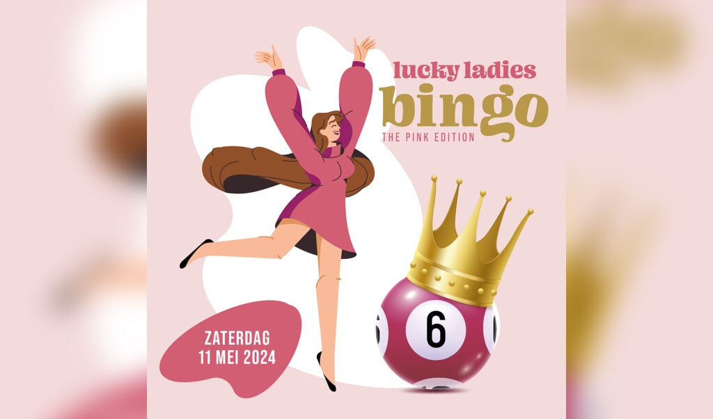 Het Lucky Ladies Bingo Spektakel; The Pink Edition vindt plaats zaterdag 11 mei om 20.00 uur.