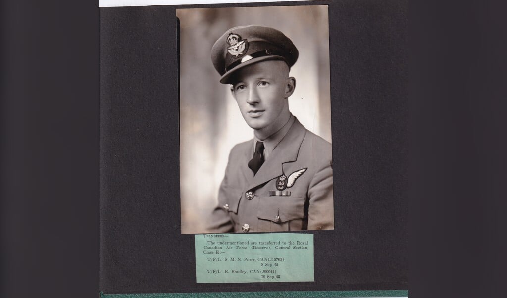 De Canadese militair Ernest Bradley overleefde de crash op 3 april 1943 in Vierlingsbeek.