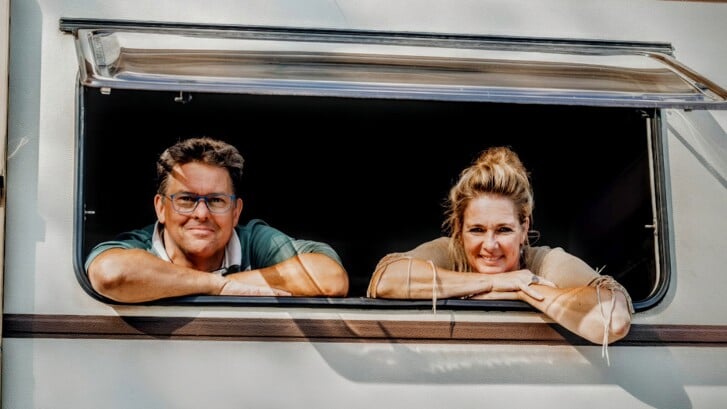 Michel Janssen en Sandra Grummels kijken uit naar het nieuwe vakantieseizoen op camping 't Schaartven. 