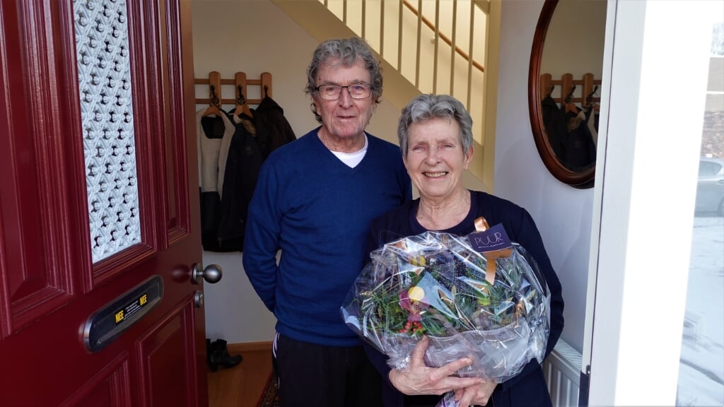 Echtpaar Jan en Jannie Post 60 jaar getrouwd