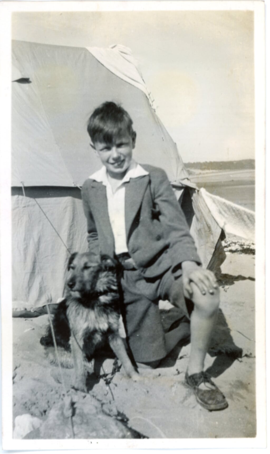 Godfrey in zijn kinderjaren, begin jaren 30.