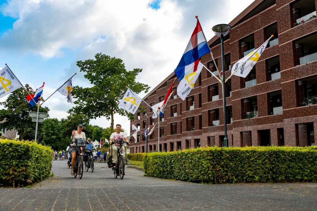 De start van de Venrayse fietsvierdaagse.
