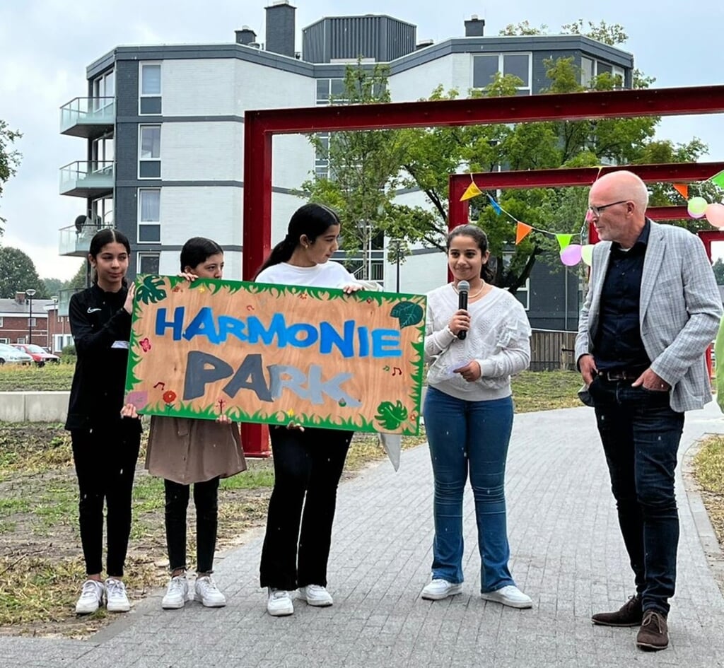 Het Harmoniepark werd afgelopen zaterdag officieel geopend.