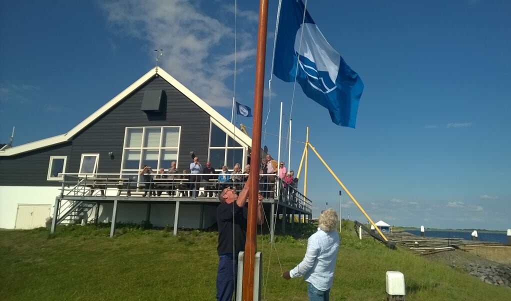 Ook bij WSV Goeree wappert dit jaar weer een blauwe vlag (Foto: archief Eilanden-Nieuws).