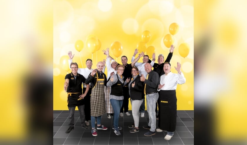 Filiaalmanager Richard Ouweneel en zijn team tijdens de 7 Zekerheden training van de Jumbo Academy op het hoofdkantoor van Jumbo Supermarkten in Veghel.