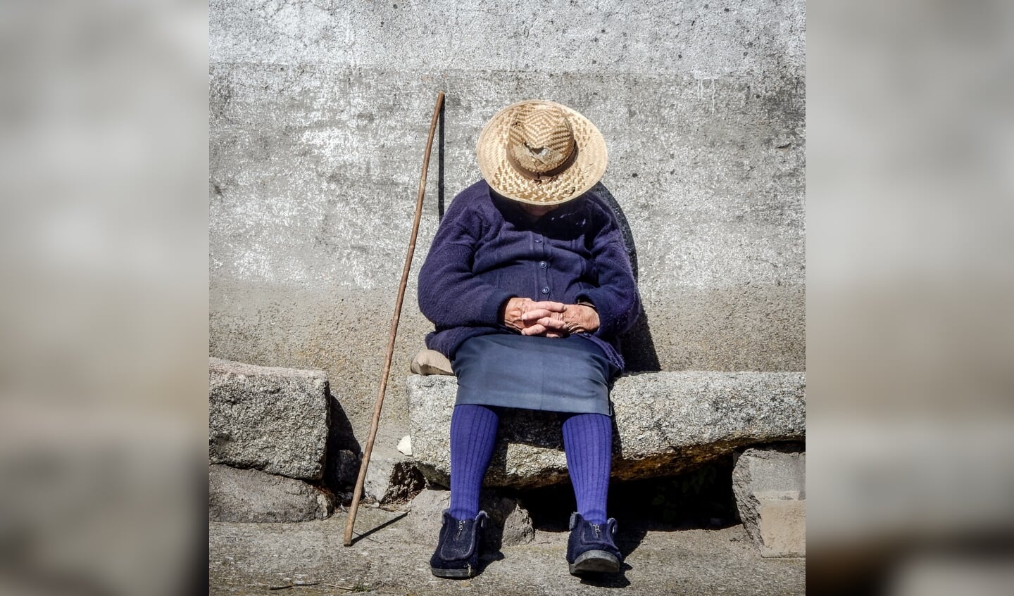 Straatbeeld in de Extremadura.