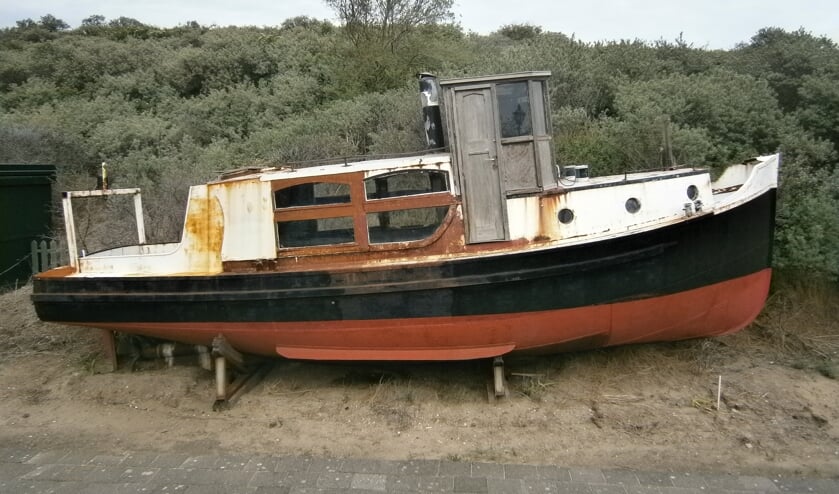 Zo zag het RTM-pontje eruit voor de restauratie (Foto: Kees van Rixoort).