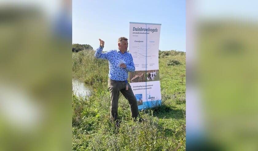 Marten Annema tijdens het veldsymposium (Foto: Rolf Roos).