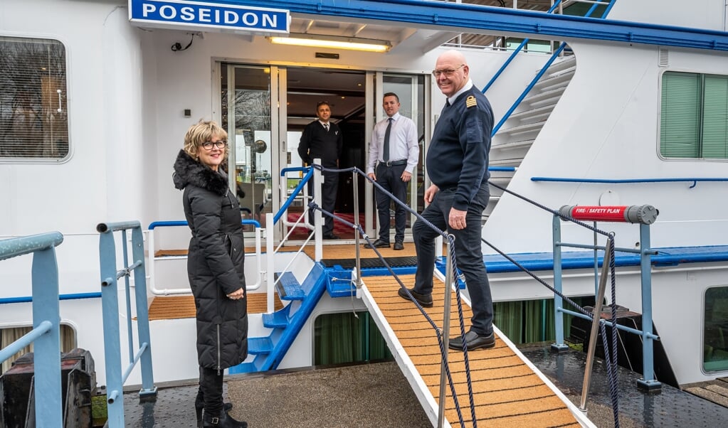  Het schip Poseidon fungeert de komende vier maanden als opvanglocatie voor asielzoekers (Foto: Wim van Vossen).