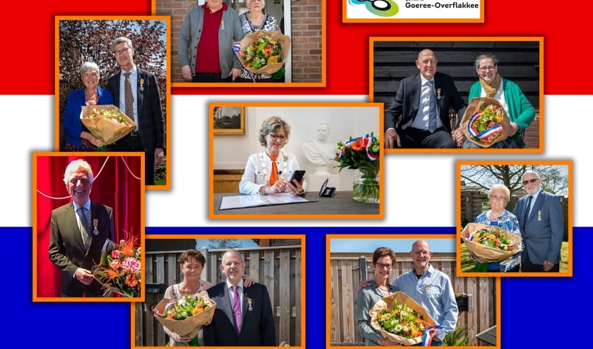 <p>Fotocollage, met de klok mee: •Wim van Moort (midden bovenaan) •Adri Houweling •Rien Bakelaar •Cees Noteboom •André Kievit •Erik Zindel •Arie Jan Heij Midden: Burgemeester Ada Grootenboer-Dubbeldam</p>