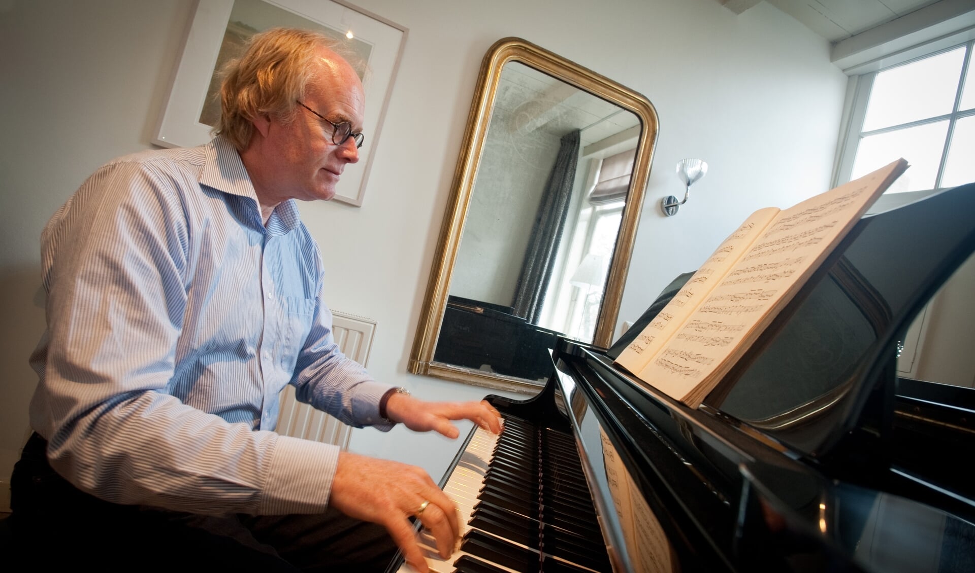 Piet Westhoeve op een archieffoto (Foto: Wim van Vossen)