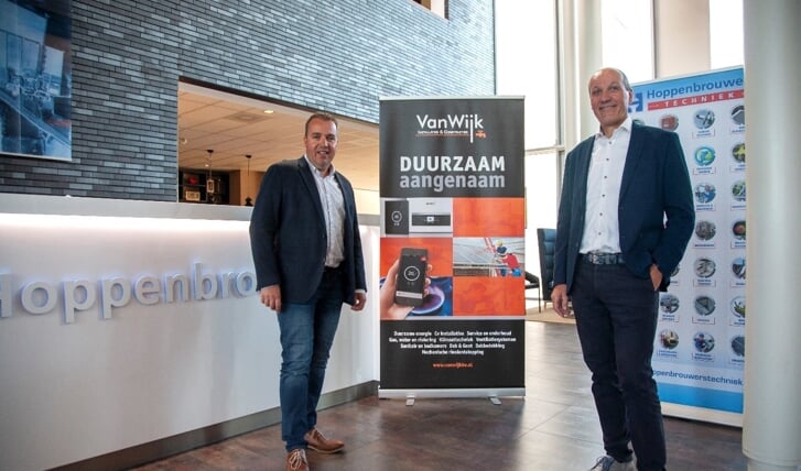 Martin van Wijk (links) en Henny de Haas.