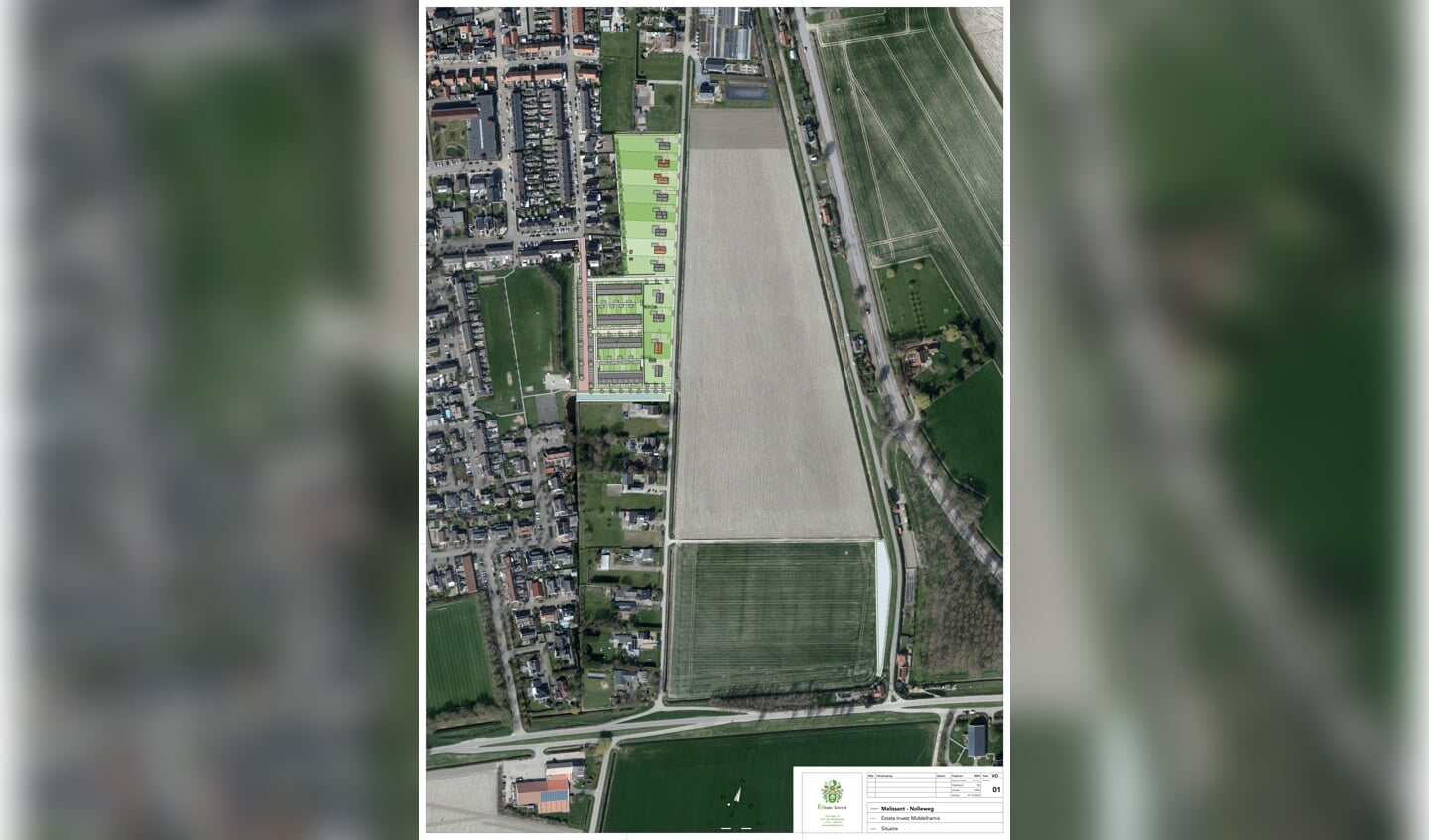 Plattegrond van het bouwproject (Beeld: Estate Invest)