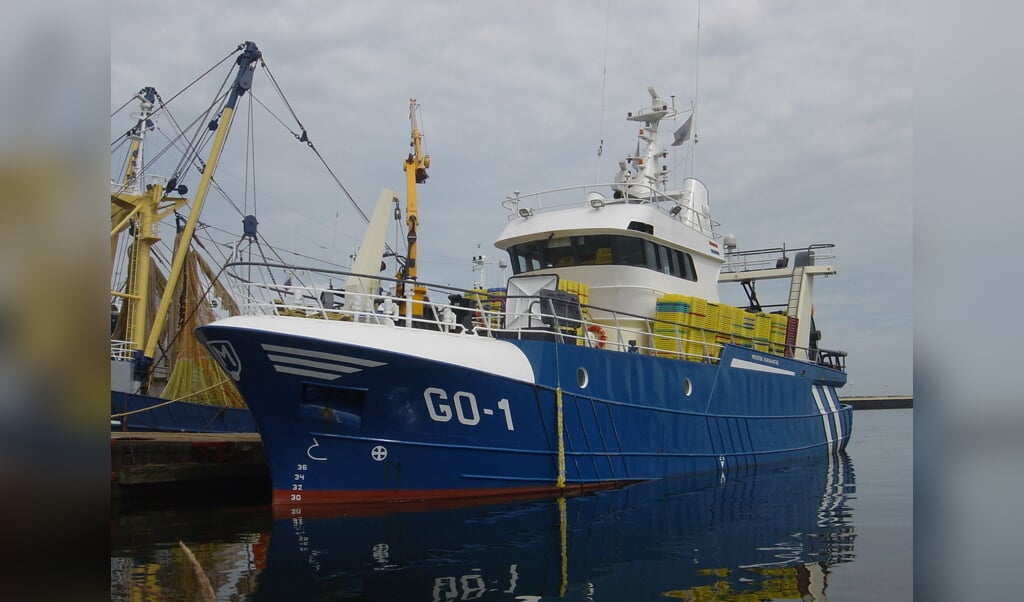 De GO-1 van de familie Melissant is een van de aanvoerders van pijlinktvis in Scheveningen. (Foto: W.M. den Heijer)