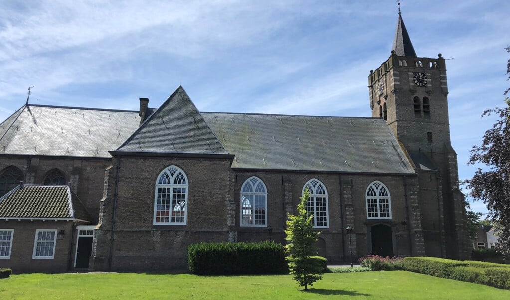 Het historische kerkgebouw van de Hervormde Gemeente Nieuwe-Tonge.