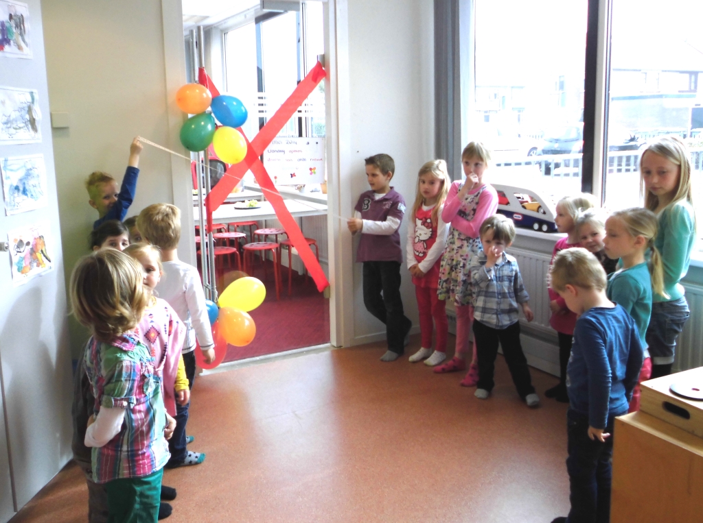 De opening van de nieuwe ruimte in Het Kinderpaleis.