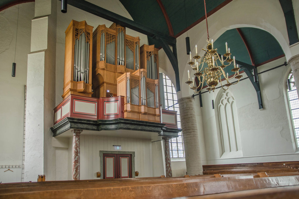 Het 50-jarige Frobenius-orgel in de Hervormde Kerk te Oude-Tonge. Foto: Hans Villerius