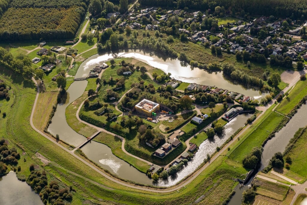 Fort Prins Frederik afgelopen zomer (Foto: Topview Luchtfotografie).