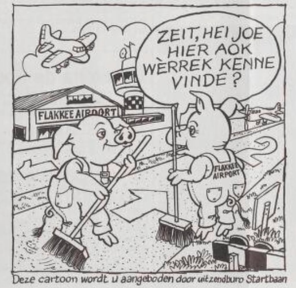 Deze cartoon stond op de voorpagina van het Eilanden-Nieuws van 10 oktober 1997.