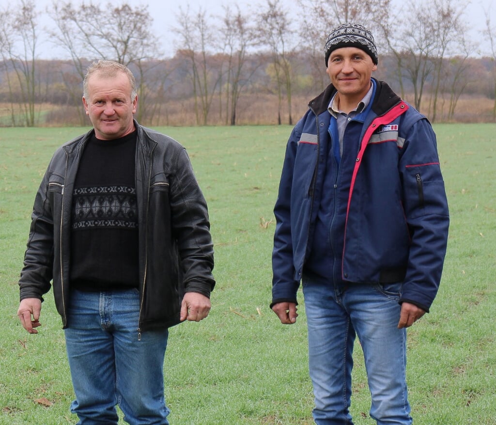 Hidi Jenö (links) en Balog János de twee mannen die de dagelijkse leiding hebben van de projecten rondom Rehoboth.