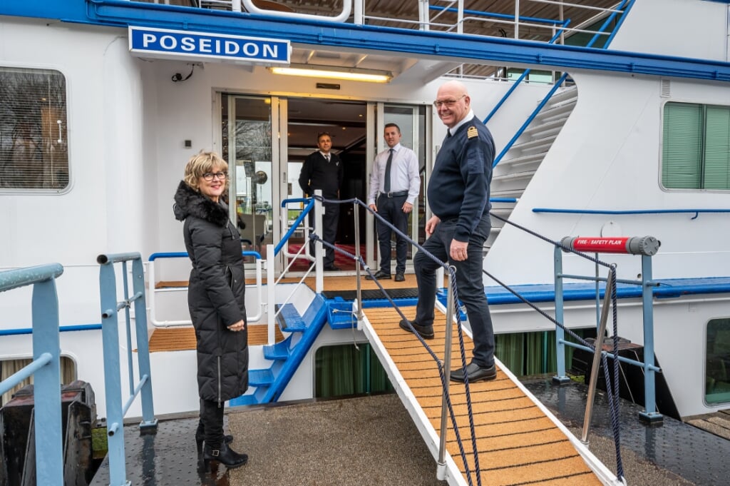  Het schip Poseidon fungeert de komende vier maanden als opvanglocatie voor asielzoekers (Foto: Wim van Vossen).