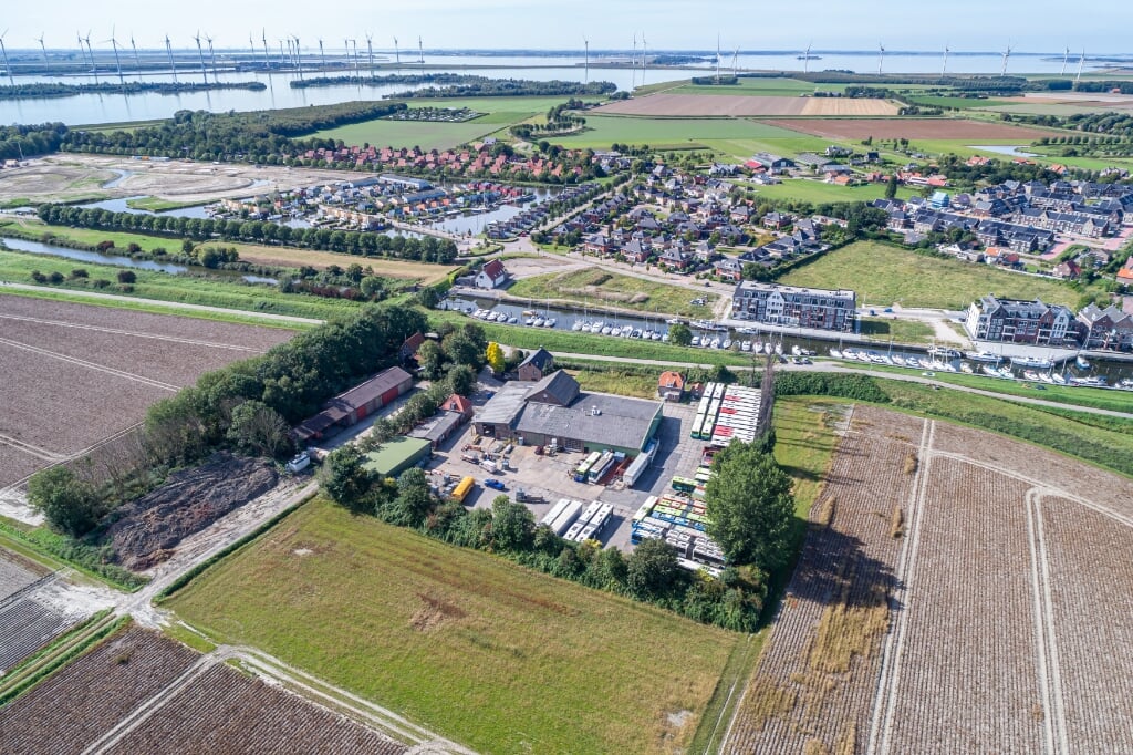 Het nieuwbouwproject plan aan de Heerendijk 17-21, het terrein van de oude gasfabriek (Foto: Wim van Vossen).