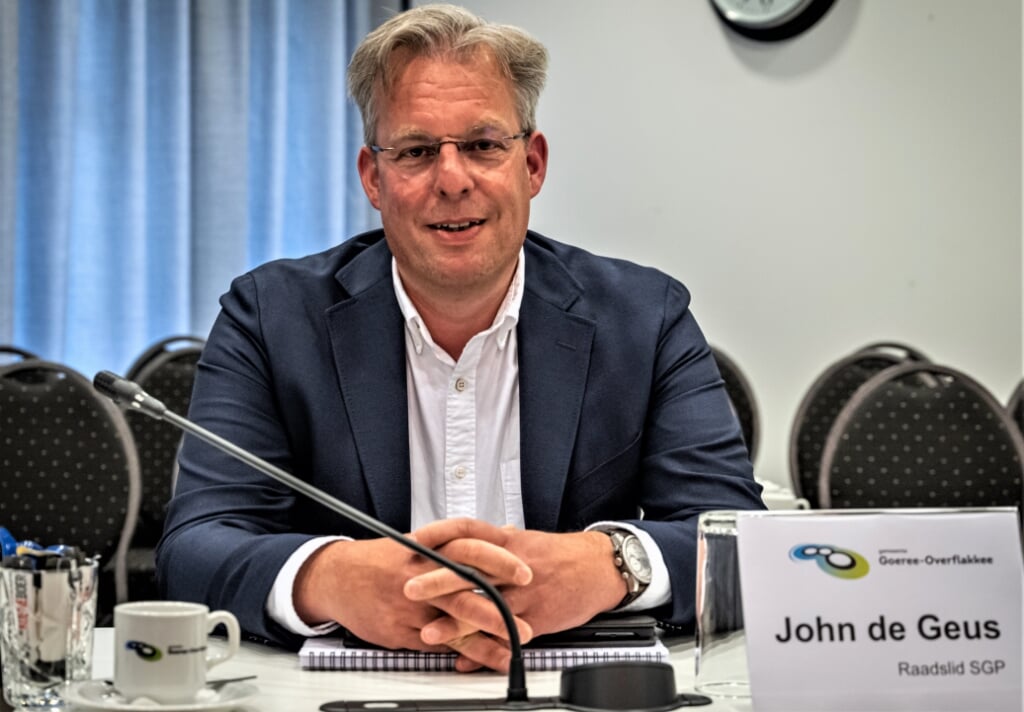 John de Geus is sinds kort raadslid namens de SGP (Foto: Wim van Vossen).