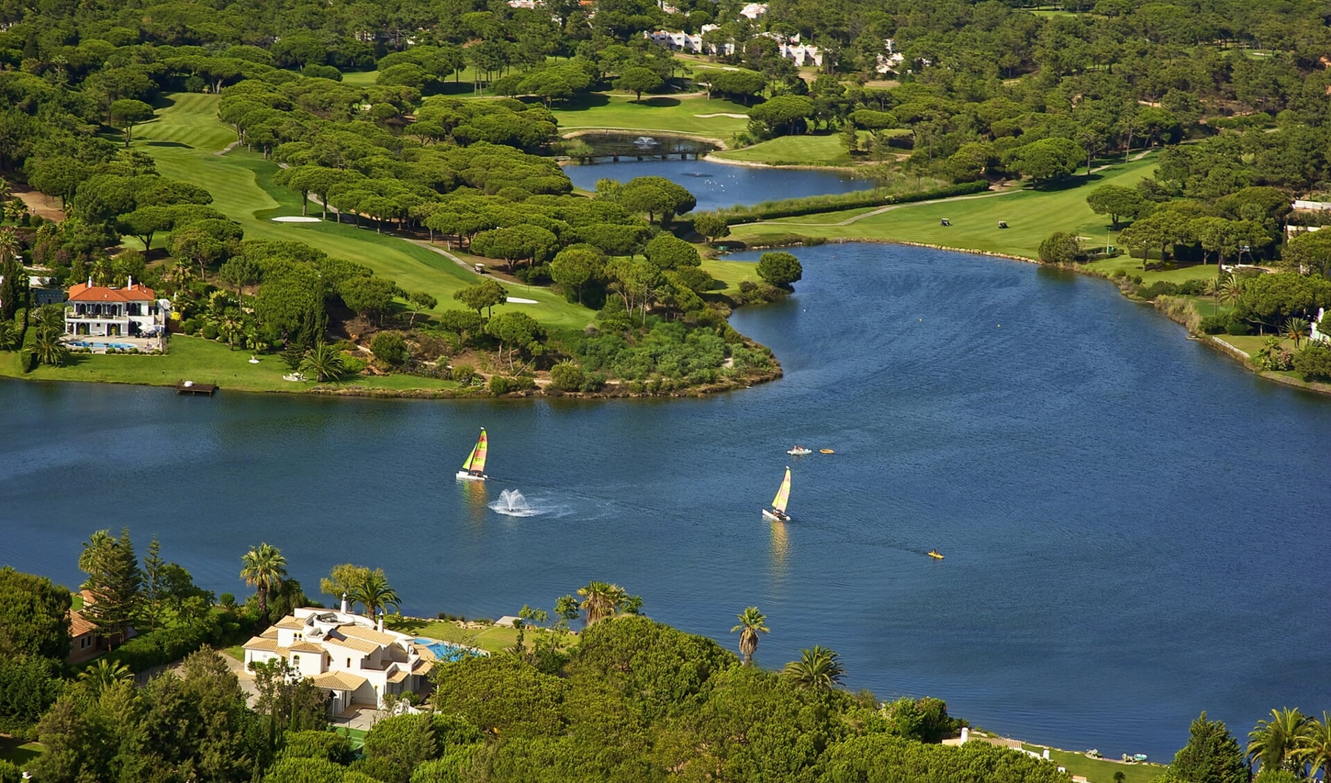 Prachtig overzicht van Quinta do Lago, dat met de North en de South Course twee geweldige banen heeft.