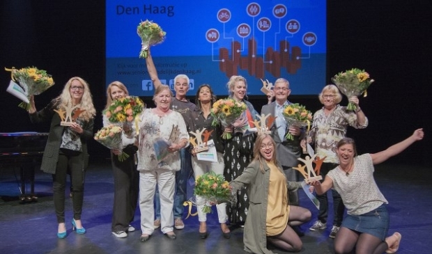 De winnaars van de Vitaliteisawards. Foto: Sebastiaan Nederhoed