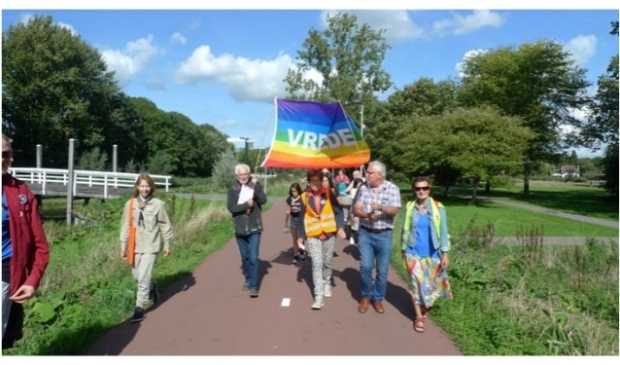 <p>Van jong tot oud kan meelopen met Walk of Peace.</p>