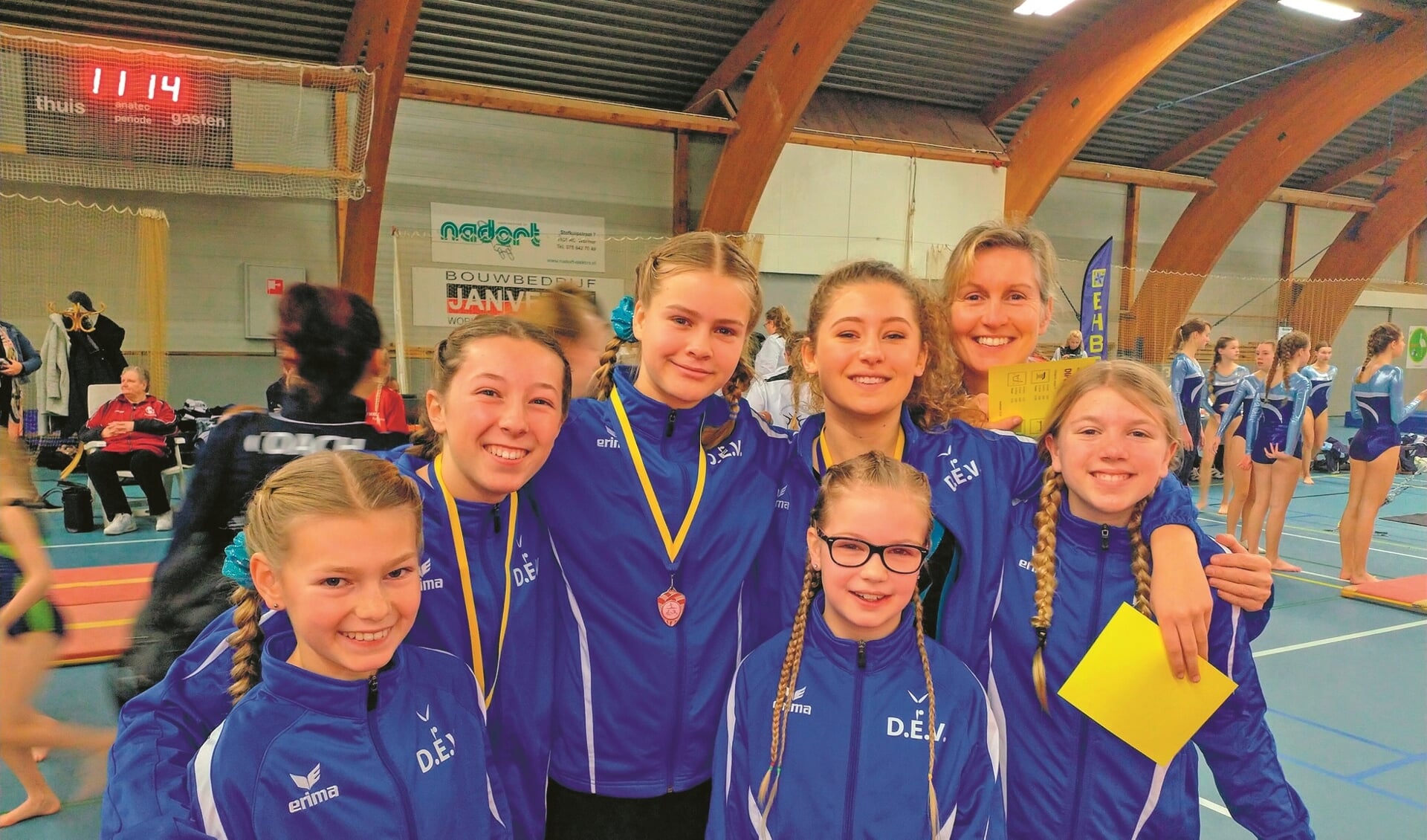 De tweede competitieronde voor selectiemeisjes werd een groot succes voor Gymnastiekvereniging DEV Oostzaan.