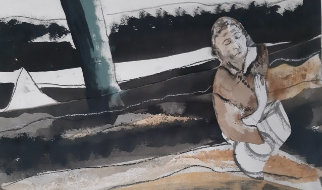 Een van de werken op de tentoonstelling 'Ogenschijnlijk'.