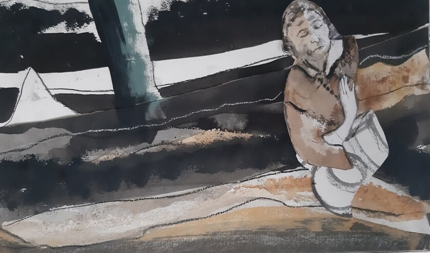Een van de werken op de tentoonstelling 'Ogenschijnlijk'.