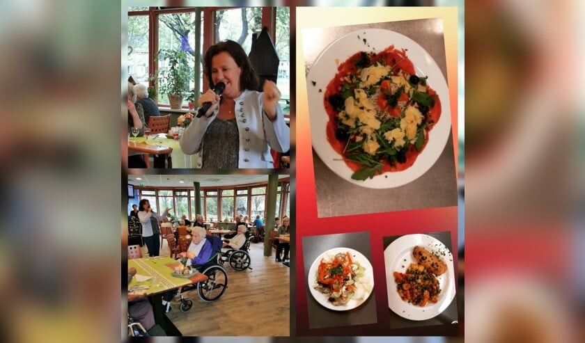 Het was heerlijk genieten voor ouderen in de Brasserie in Waterrijck.