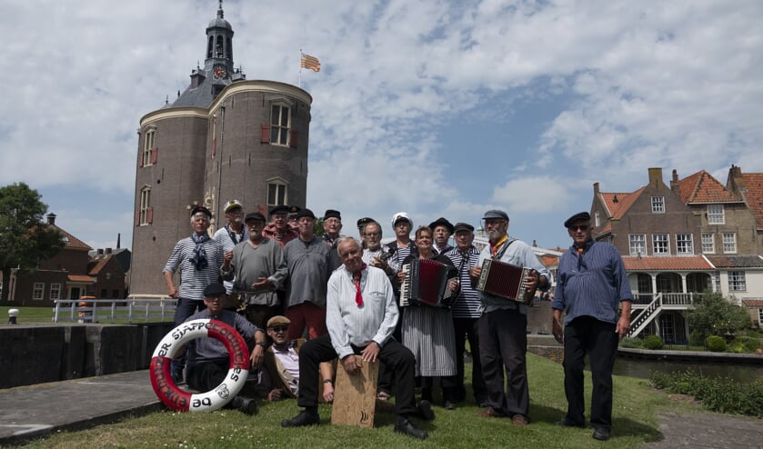 De Enkhuizer Sjappetouwtjes verzorgen dit jaar een intermezzo tijdens het achtste lustrum van de Zangersdag.