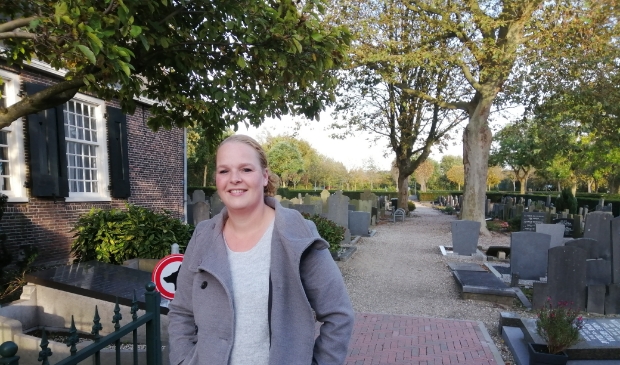 Margo Piets vorig jaar aan de vooravond van de jaarlijkse herdenking. Corona trekt daar nu een streep door.