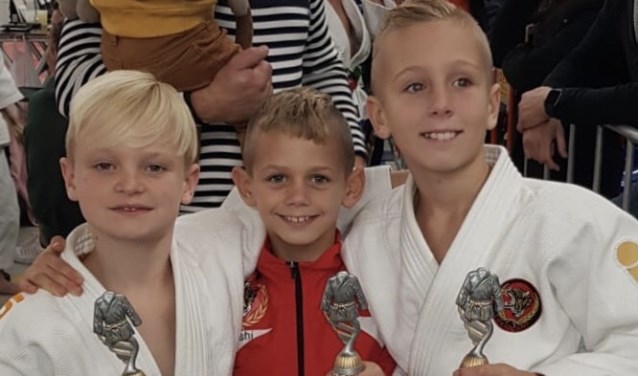 De jeugdige judoka's van Toradoshi in de prijzen.