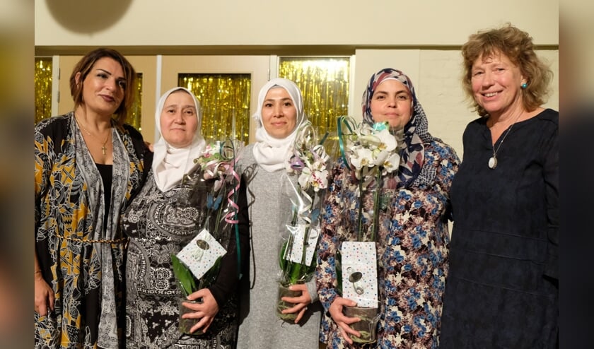 Gisele, Ansaf, Rasha,Arifen en Willie.