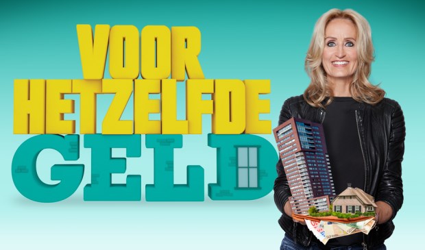 Natasja Froger is de presentator van 'Voor Hetzelfde Geld'.