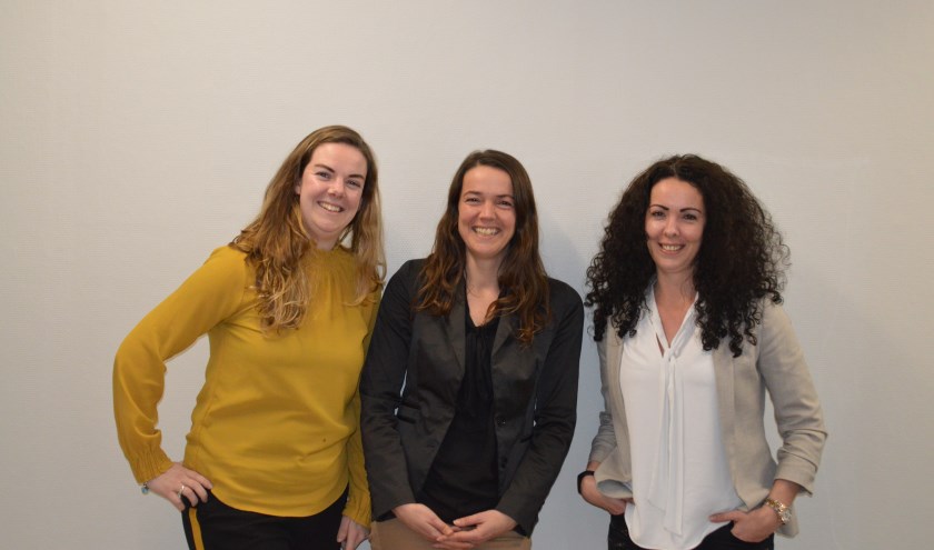 Van links naar rechts: Stephanie, Joany en Leonie.