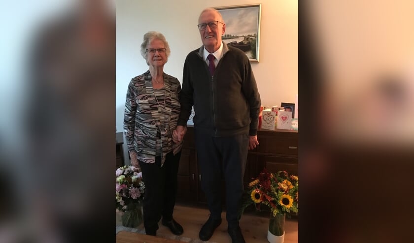 Dinsdag 22 oktober was het Bruidspaar Ijpe en Hillie Glas-Elzinga uit Sint Pancras 60 jaar getrouwd.