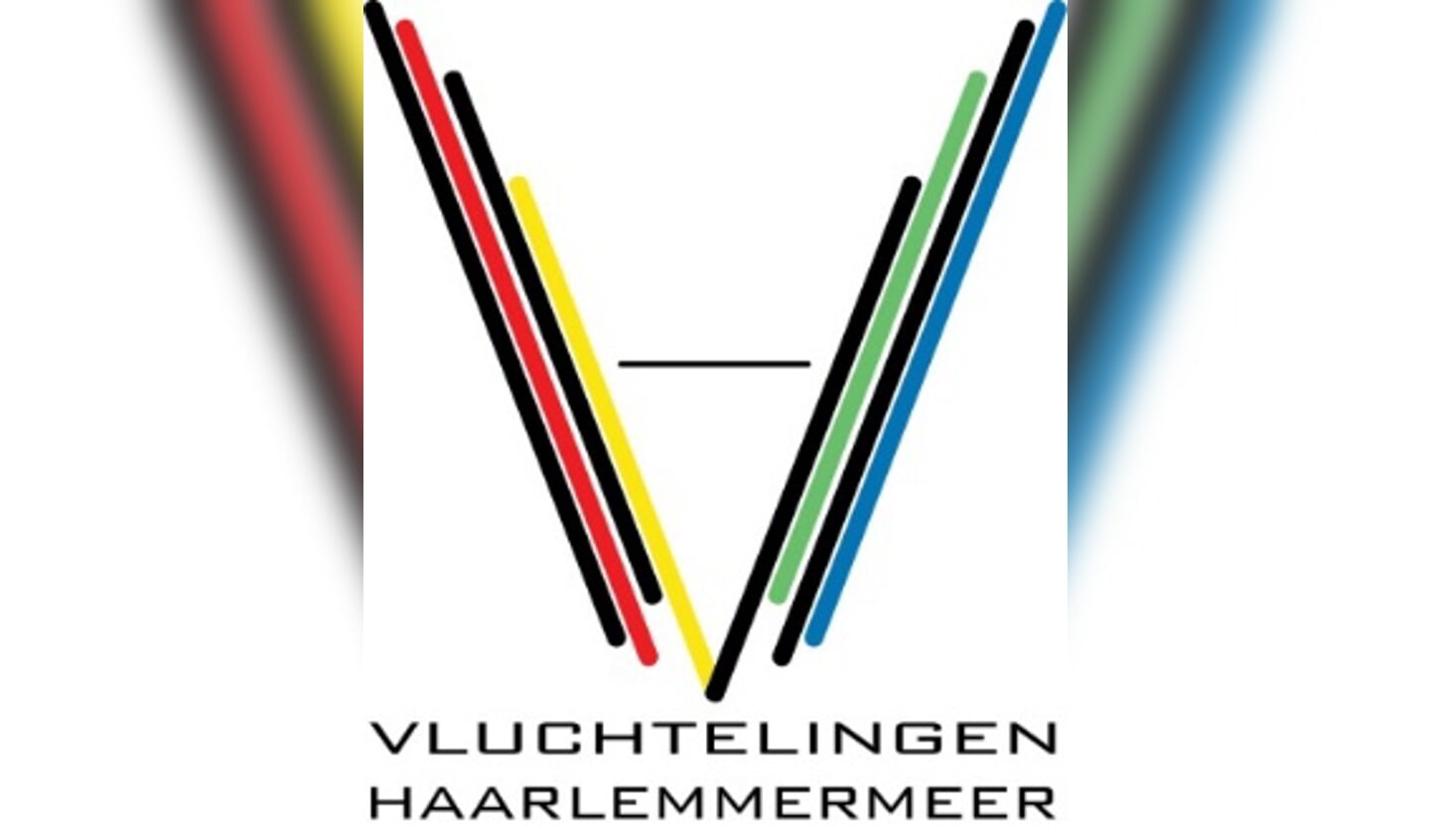 Logo Vluchtelingen Haarlemmermeer. 