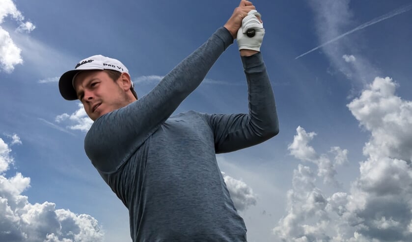 Lars van Meijel, winnaar van het Hopps Open de Provence. ,,Ik ben zo blij dat ik dit over de streep heb getrokken.''
